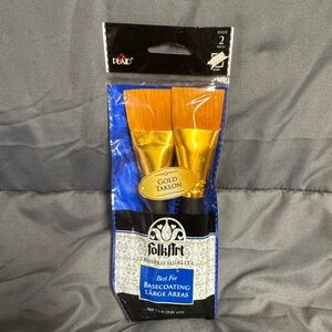 folkArt 1 1/2 inch paint brushes